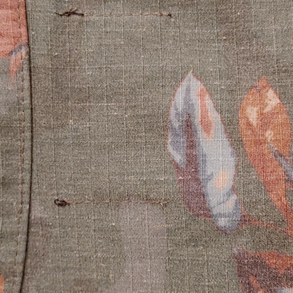 Women's Jealous Tomato Green Cammo Floral Utility Jacket Size Small - Picture 16 of 16